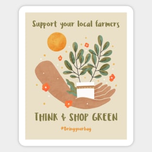 Support Local Farmers Sticker